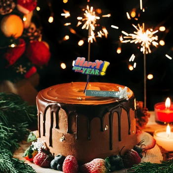 Akrilo Cupcake Įterpti Vėliavos Desertas Pyragas Rėžtuvės Tortai, Maisto Produktai, Viršuje 2021 Naujųjų Metų Šaliai Festiva Vestuvių Papuošalai Prekes