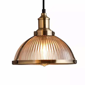 Amerikos pramonės loft derliaus pakabukas šviesos, stiklo, geležies valgomasis E27 spalva Edison lemputė namų lempa