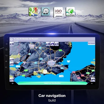 Android 10.0 1G+16G DSP Automobilio Radijo Multimedijos Grotuvas GPS Navigacija Toyota Prodo-2017 Valdingas Multimedijos 2 din