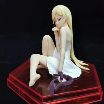 Anime Bakemonogatari Oshino Shinobu Sėdint Ver PVC Veiksmų Skaičius, Kolekcionuojamos lėlės Modelio žaislas 10cm