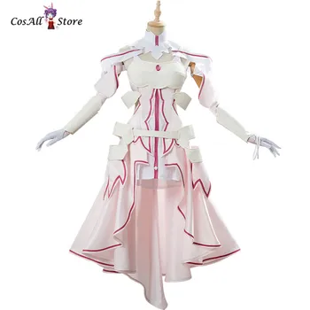 Anime dress Kardas Meno Internete Asuna Yuuki Cosplay Kostiumai Dress moterų Helovinas vienodi kostiumai SAN Asuna Mūšis Kostiumas Naujas Outf