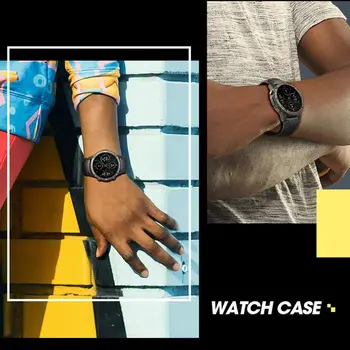 Anti-scratch TPU Žiūrėti Padengti Atveju Raštas Bamperis už Hua-wei Garbę Magija 2 (46mm) Smart Watch Priedai