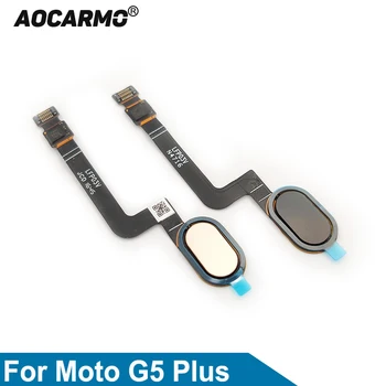Aocarmo Už Motorola Moto G5 Plius XT1685 XT1684 XT1687 Home Mygtuką Touch ID pirštų Atspaudų Flex Kabelis Pakeitimo
