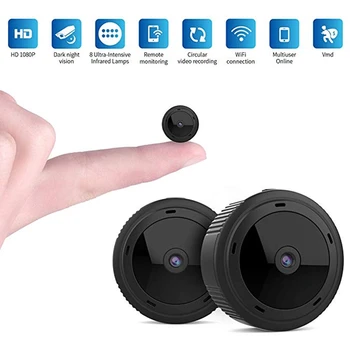 Aptikimo+Karšto Vietoje Smart Security Mini Belaidė Kamera, 1080P Vaizdo įrašymo Kamera, Naktinio Matymo+IR Judesio