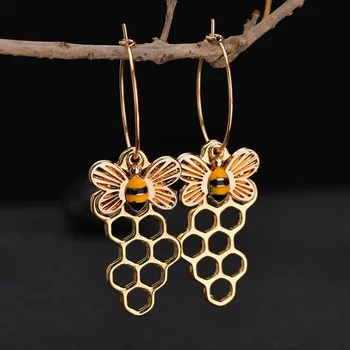 Asmenybės kutas ilgai bičių perdėta lady universalus, didelis markės geometrinės apskritimo ilgi auskarai auskarai auskarai auskarai