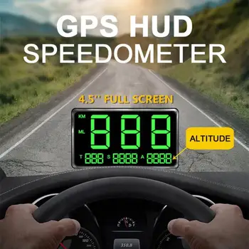 Auto Automobilis Head Up Display C80 C90 C60 C60S Skaitmeninis GPS Spidometras Automobilių HUD greičio Viršijimo Signalizacija