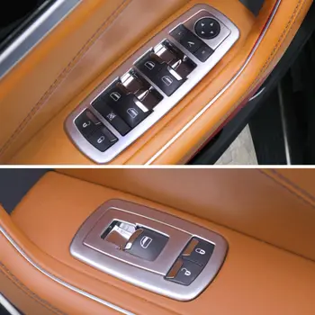 Auto, Automobilių Durų Porankiai Langų Pakėlimo Mygtuką Perjungti Padengti Apdaila Optikos Lipdukas ABS Tinka Maserati Ghibli Levante x4