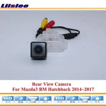 Automobilio Atbulinės Galinio vaizdo Kameros (6 V) Dėl Mazda 3 Mazda3 BM Hečbekas~2017 Suderinamas Su Pradinio Ekrano RCA Adapteris