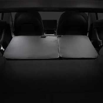 Automobilio Galinė Sėdynė Pagalvėlės Sėdynės atlošo Raštas Padengti Anti-Kick Kilimėliai Tesla Model 3 2017-2020
