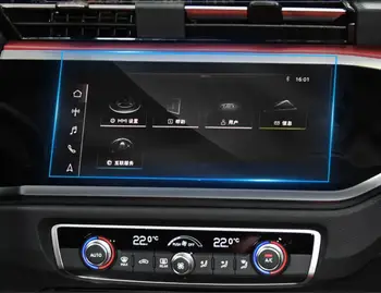 Automobilių GPS Navigacija, Touch Screen Grūdintas Kino Apsauginis Lipdukas Audi Q8 2018 2019 2020 Anti-Scratch Kontrolės
