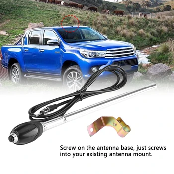 Automobilių Nerūdijančio Plieno Radijo Anteną Pakeisti Radijo Antena Su Antenos Stiebo Guard Mount Toyota Hilux