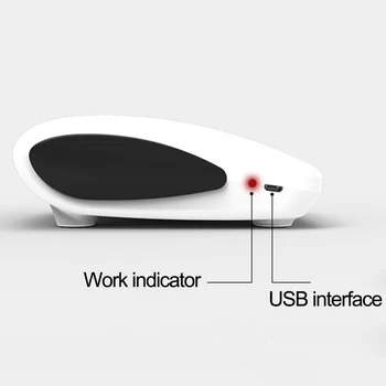 Automobilių Oro Valytuvas gryno Oro USB Įkrovimo Nešiojamų Anti-slip Pašalinti Kvapas, skirtas Transporto M8617