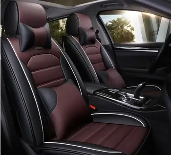 Automobilių Sėdynės Apima Universaliųjų PU Odos Auto Priekinės galinės Sėdynės Apima Mercedes Benz S klasės S300 S300L S320 S320L S400 S400L S500