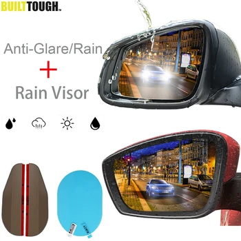 Automobilių Valdomi Išoriniai Galinio Vaizdo Veidrodėliai Anti-Glare Rūko Scratchproof Filmas Pusės Galinio Vaizdo Stiklo Antveidis Auto Priedai Apsauginis Lipdukas