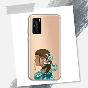Avatar the Last Airbender aišku, Telefono dėklas Skaidrios Huawei P garbę 8 10i 20 30 40 smart 2019