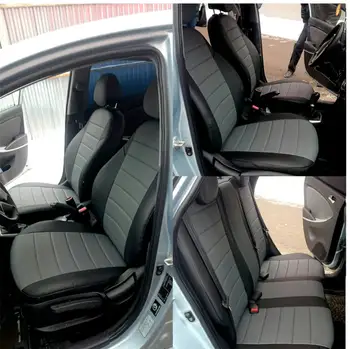 Avtochehly autopilotas už Changan CS35 plus (2018 m.+), alcantara juoda + Ruda avtochehly avtochehol ekokozha apima mašinos salonas avtochehly sėdynių užvalkalai auto sėdynės