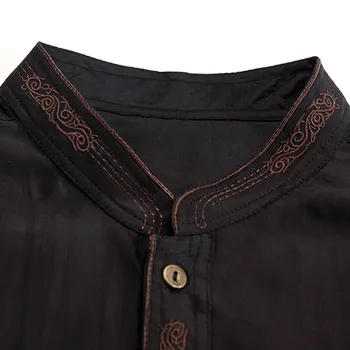 Azazel 200% Šilko Marškinėliai Vyrams Vasaros Black Marškinėliai Vyrams Prarasti Vintage Drabužių Plius Dydžio Palaidinė Aukštos Kokybės Chemise Homme 8025