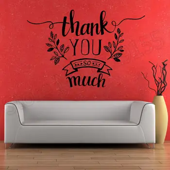 Ačiū, Kad Macho Apdailos vinly sienos lipdukai Ačiū Frazę Cituoja lipdukai miegamasis dailės freskos sienų lipdukai sienų posterZW34
