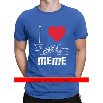 Aš Mėgstu Meme 2021 Marškinėliai Kvėpuojantis Pavasario Šeimos Unisex Sukurti Apvalios Apykaklės Grafinis Medvilnės Marškinėliai