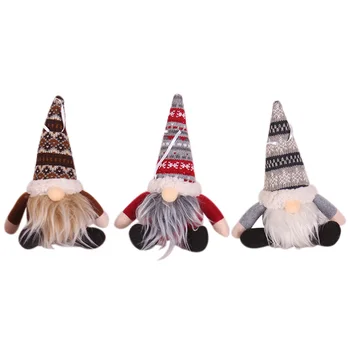 Beveidis Atostogų Gnome Rankų Darbo Švedų Tomte Lėlės Kalėdų Santa Kalėdų Medžio Kabo Dekoro Padėkos Dienos Dovanos
