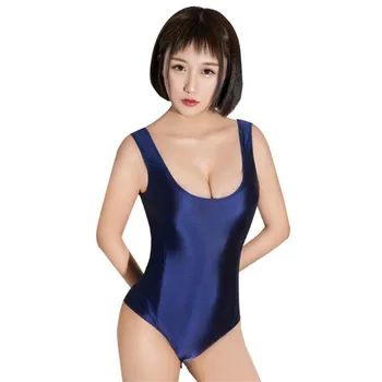 Bikini 2020 m., Tamsiai mėlyna Liemenė stiliaus Užtrauktukas atidarymas Riebi Stora Mergina spa beach bikini bodysuit seksualus maudymosi kostiumėlis moterims biquini maudymosi kostiumėliai