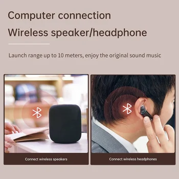 Bluetooth 5.0 Audio Adapteris Garsiakalbis Ausinių TV Belaidžio Garso Signalo Siųstuvas-Imtuvas