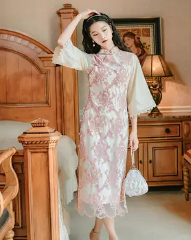Bus atkurti senovės būdų, kaip senoji Šanchajaus patobulinta suknelė jaunų naują lustą, cheongsam kaina virš