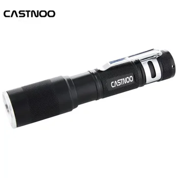 CASTNOO Mini 1000 Liumenų Q5 LED Žibintuvėlį, Fakelą Reguliuojamas Fokusavimo Lauko Iki AA ar 14500 Baterija