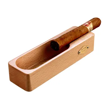 CIGARLOONG Cigarų Peleninę Medžio masyvo Didelio Skersmens Nešiojamų Kelionių Cigarų Peleninę JF-098