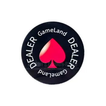 Crystal Pokerio Pardavėjo Mygtuką Pokerio Žetonų, Pokerio Card Guard Kazino