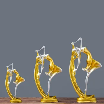 Derva Šokių Mergina Pobūdžio Miniatiūrinis Modelis, Namų Dekoravimo, Ornamentų Buities Daiktai Vyninės Artware Gimtadienio Dovanos