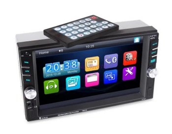 DHL ar Fedex 5vnt HD 2 Din MP4 MP5 Player Touch screen Automobilinis FM Radijas stereo 
