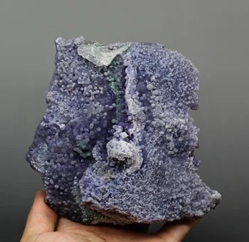 DIDELĖ! 589g Natūralių Vynuogių agato grupes mineralinių pavyzdys akmenys ir kristalai gydymo kvarco kristalai nemokamas pristatymas