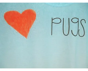 Didmeninių Skaitmeninės PUGS modelis viršų tees moterų mados naujas vasaros tee Europos ir Amerikos naujovė atspausdintas t-shirt lady