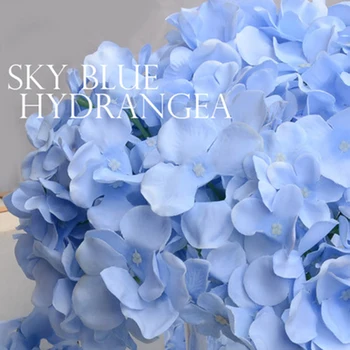 Dirbtinis Hydrangea Puokštė Gėlių Šilko Gėlės Nemokamai Kamieninių Namų Vestuvių Dekoravimas mulit-spalva