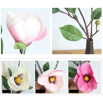 Dirbtinės Gėlės Magnolia Gėlių, Vestuvių Dekoravimas Šalis Gėlės Namų Dekoro Šilko Hydrangeas Gėlių