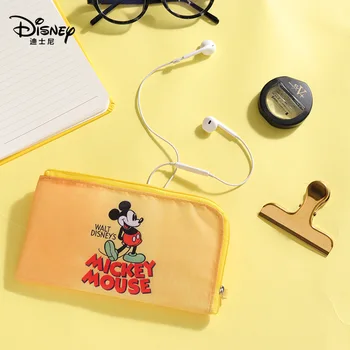 Disney Įgaliotas Mickey Mouse Nešiojamų Saugojimo Krepšys Su Užtrauktuku Lauko Kelionės, Tualetinių Reikmenų Krepšys Kaukė Kosmetikos Saugojimo Krepšys Sankabos