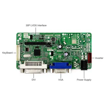 DVI VGA LCD Valdiklio plokštės RT2281+LVDS Tcon Lenta Su 3.5 colių 640 X 480 PD035VX2 LCD Ekranas