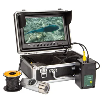 Dvigubo Objektyvo 9inch HD Povandeninės Žūklės Kamera su 2.25 mm Kabelio HD Ekranas WF21 Vandeniui Belaidžio Vaizdo Žuvų Ieškiklis Sistema