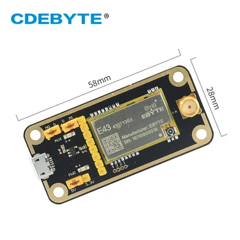 E43-433TB-01 USB TTL Bandymo Valdybos 433MHz Modulis E43-433T13S3 CDEBYTE