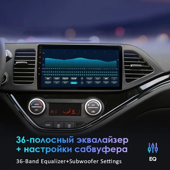 EKIY DSP Android 9.0 Automobilių GPS Radijo Grotuvas Už KIA PICANTO Rytą 2011-Multimedijos Ekrane Navigacijos GPS Stereo 2 DIN DVD nr.