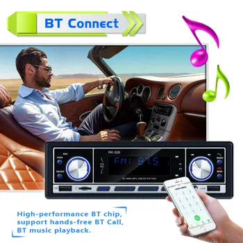 Essgoo Automobilių Radijas, Bluetooth, DAB Autoradio 1 Din Car Stereo In-dash FM, Aux-2 USB Mp3 Grotuvas, Vairas Kontrolės neprivaloma 1din