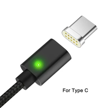 EtopLink Naują Magnetinių Siurbimo Kraunama USB Kabeliu Aklas Siurbimo Magnetas Nailono Duomenų Kabelis LED 