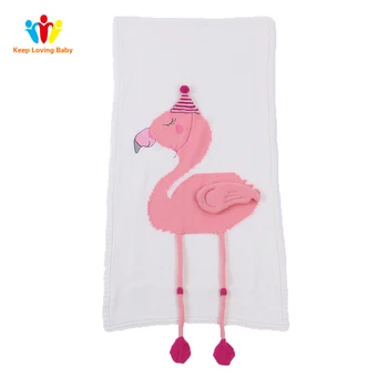 Flamingas Naujagimių Antklodė Kūdikiams, Vaikiška Medvilnės Muslino Patalynės Suvystyti Wrap Kūdikių Swaddling BathTowel Vežimėliai vaiko kambarys Antklodė