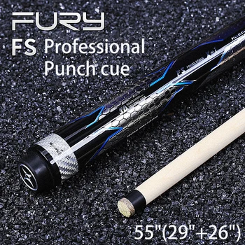 FURY FS-PB-X1 Pertraukos Cue 13mm Pragaro Ugnį Patarimas Anglies Pluošto Technologija Veleno 3D Sumaišyti Punch High-end 3D Wrap Profesionalus Biliardo