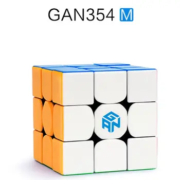 GAN 354 M 3x3 Magnetinio Greitis Kubas 3x3x3 Magic Cube Gan 3*3 Magnetas Profesinės Cubo Magico Dėlionės, Žaislai Vaikams