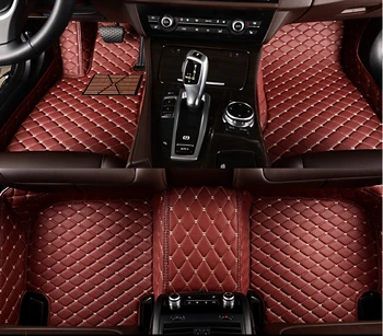 Geriausia kokybė ir Nemokamas pristatymas! Custom specialių grindų kilimėliai Nissan Armada 7 sėdimos vietos 2016-2010 vandeniui kilimai ARMADA 2012