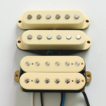 Gitara 1set Derliaus SSH Alnico 5 gitara paėmimas kokybės pasirinktinį gitara balta/juoda/dramblio kaulo spalvos gitara paėmimas humbucker