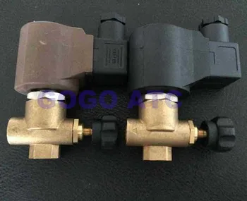 GOGO Paprastai uždaryti Žalvario aukštos temperatūros garų solenoid valve FKM G1/4