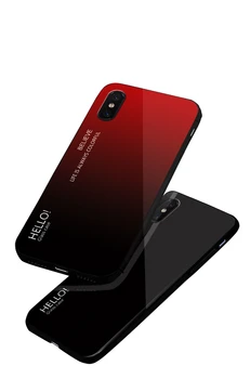 Gradientas Grūdintas Stiklas telefoną atveju Xiaomi Mi 8 